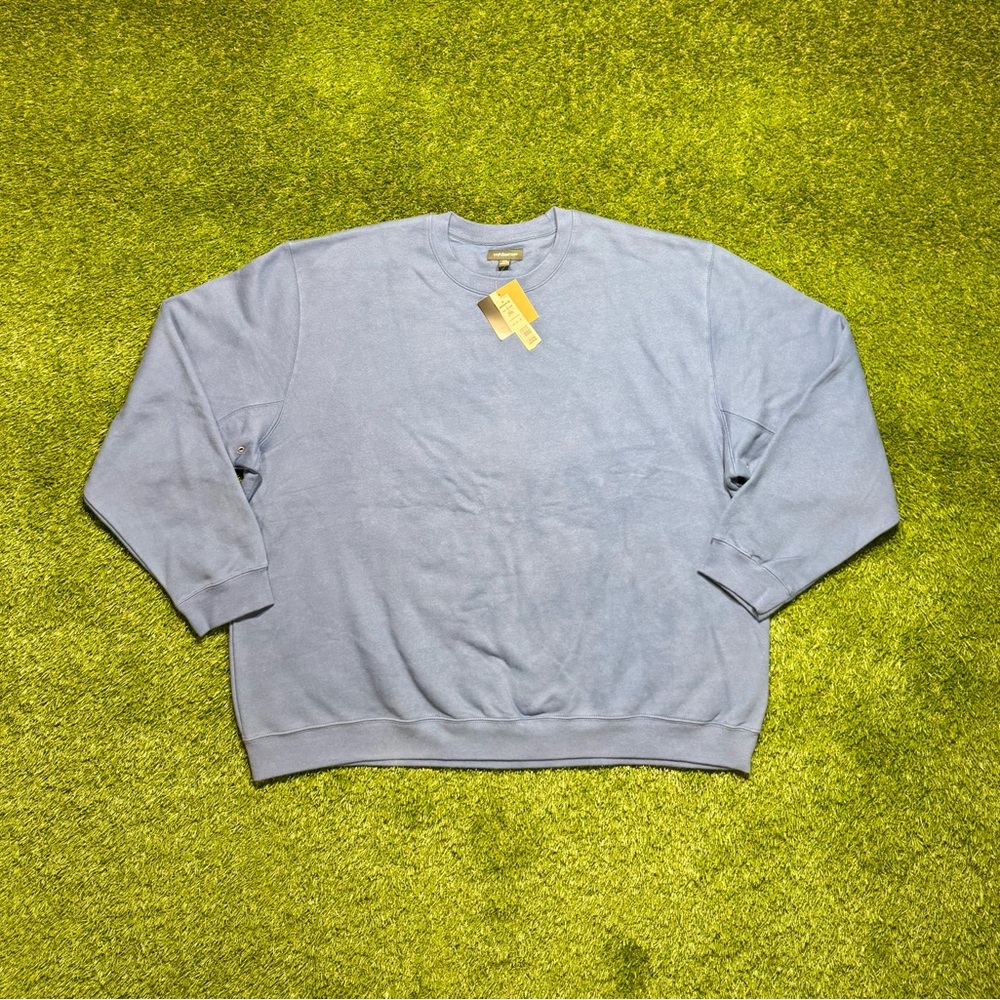 NWT Croft & Barrow Crewneck Sweater Men’s Size XXL Brook Blue